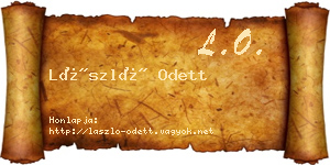 László Odett névjegykártya