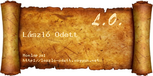 László Odett névjegykártya